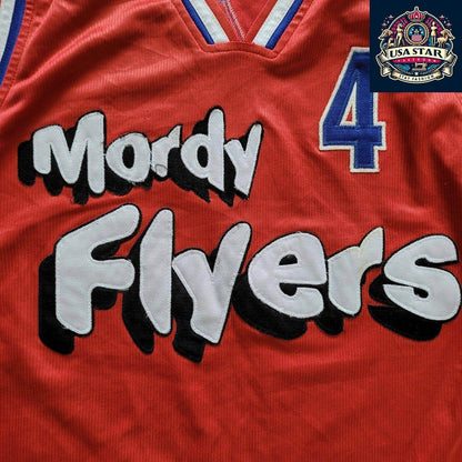 Mordy Flyers Jersey 4 - Size L, Lightweight Basketball Jersey with Breathable Fabric for Comfort - USASTARFASHION