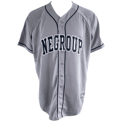 Negroup XXL Baseball Jersey by Holloway with Custom Logo, Pheifer 25 and American Flag Patch - USASTARFASHION