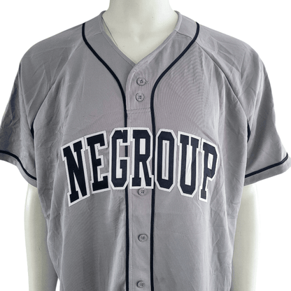 Negroup XXL Baseball Jersey by Holloway with Custom Logo, Pheifer 25 and American Flag Patch - USASTARFASHION