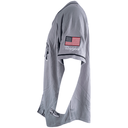 Negroup XXL Baseball Jersey by Holloway with Custom Logo, Pheifer 25 and American Flag Patch - USASTARFASHION