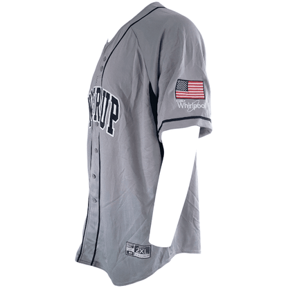 Negroup XXL Baseball Jersey by Holloway with Custom Logo, Pheifer 25 and American Flag Patch - USASTARFASHION