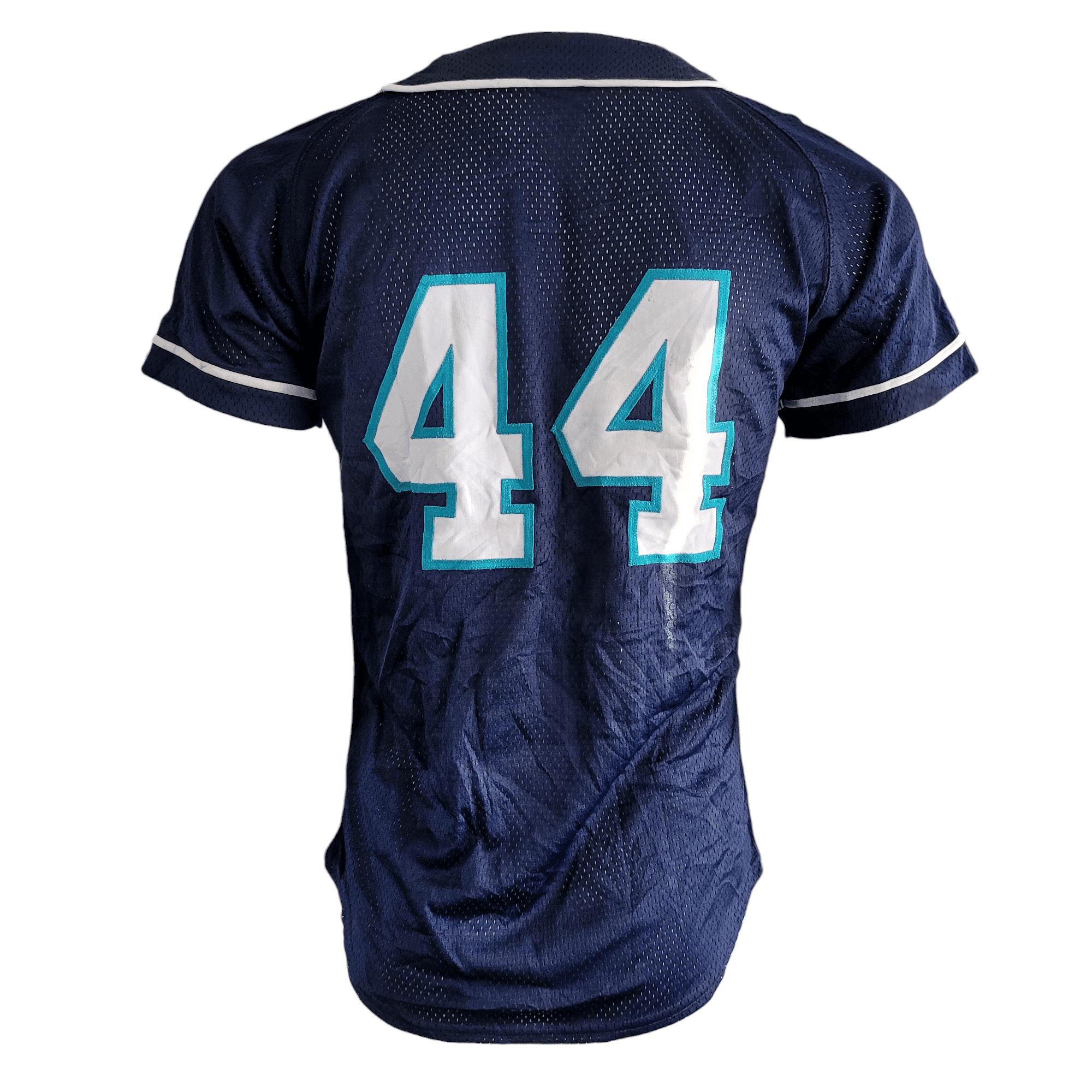 New Balance Baseball Jersey Size S Navy Blue 44 - Used, Authentic Team Issue, 2019 - USASTARFASHION