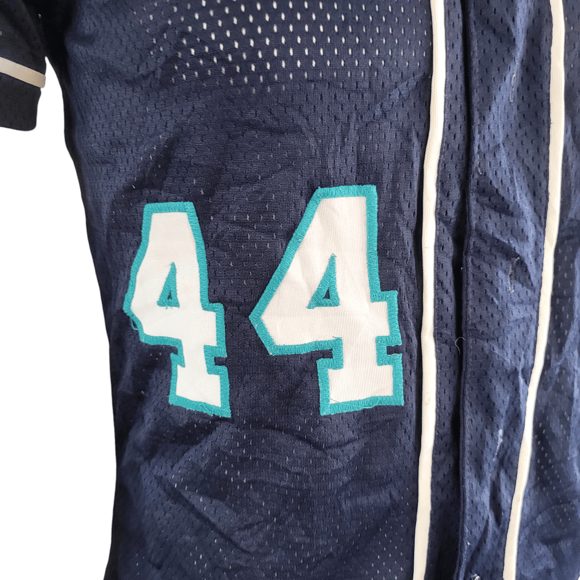 New Balance Baseball Jersey Size S Navy Blue 44 - Used, Authentic Team Issue, 2019 - USASTARFASHION