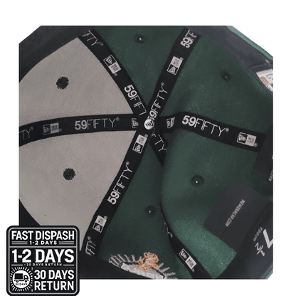New Era 59Fifty World Series Champions Cap 7 1/2 - Chicago White Sox Green with Gold Logo - USASTARFASHION