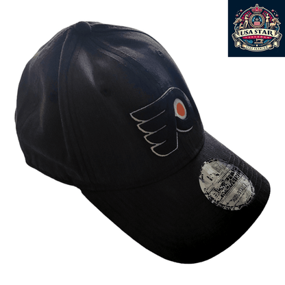 New Era 9FORTY Adjustable Philadelphia Flyers Cap Black One Size Fits Most for Fans - USASTARFASHION