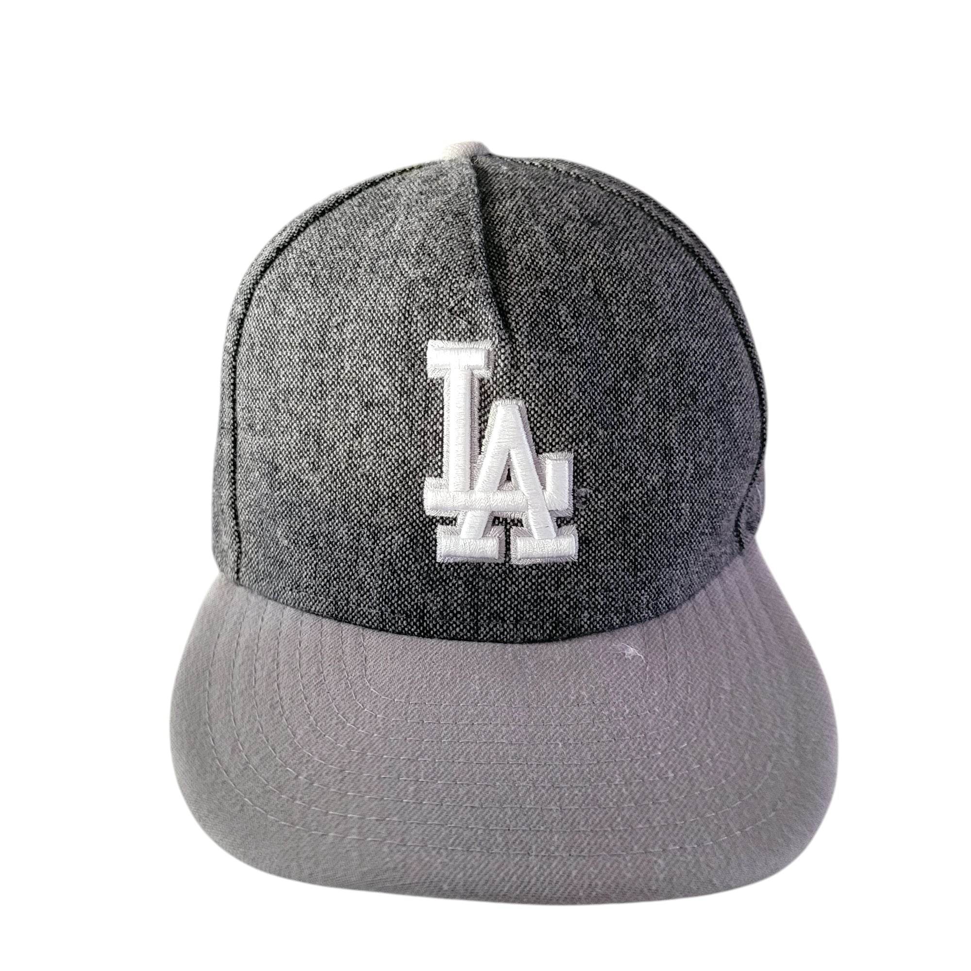 New Era LA Dodgers Grey Snapback Hat – M/L Adjustable - USASTARFASHION