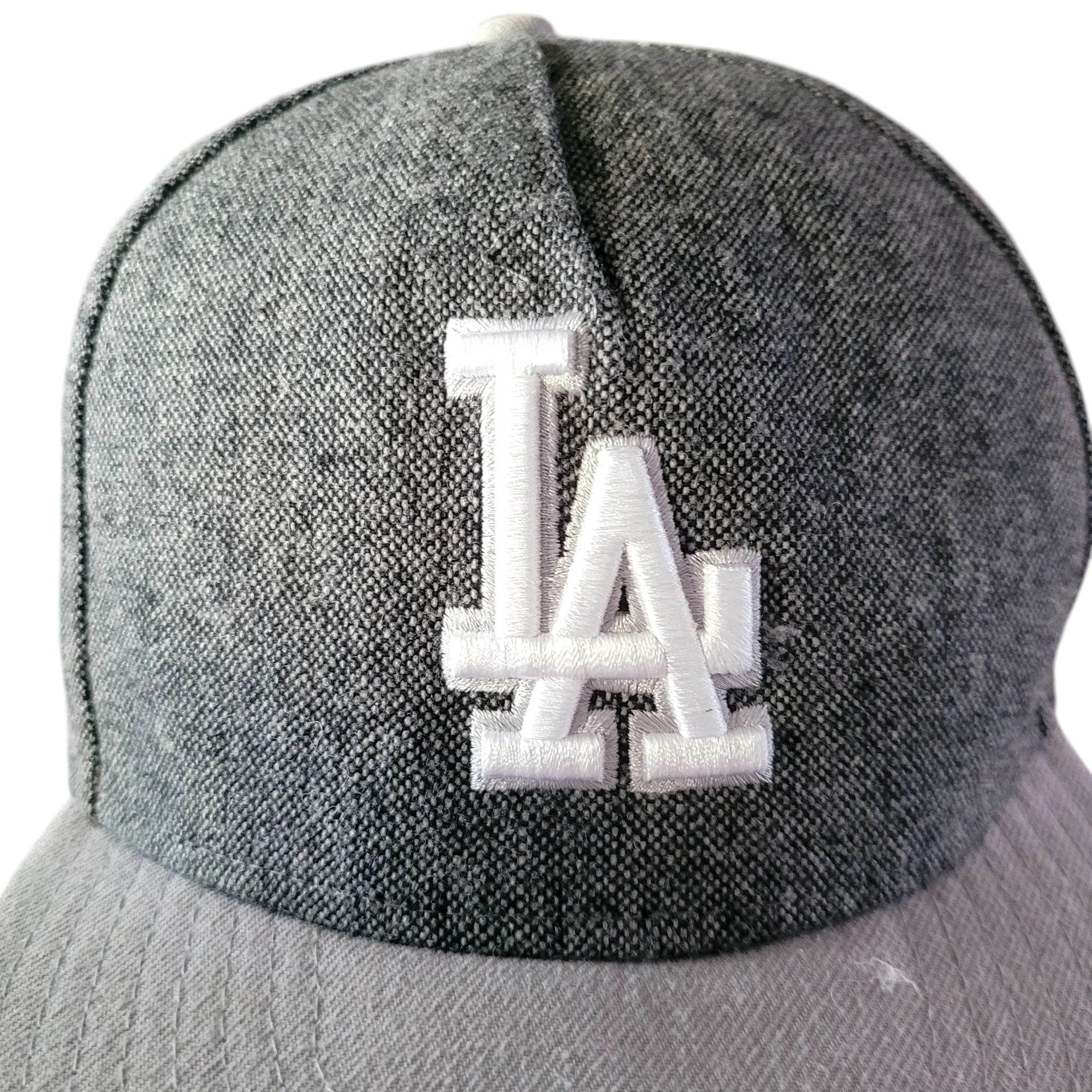 New Era LA Dodgers Grey Snapback Hat – M/L Adjustable - USASTARFASHION