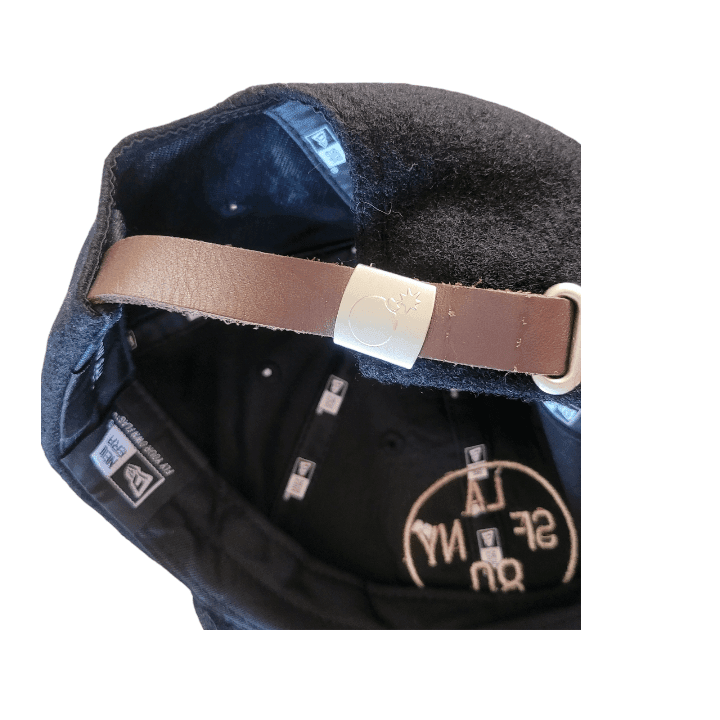New Era LA SF NY 80 Black Adjustable Strapback Cap for Comfortable Everyday Wear - USASTARFASHION