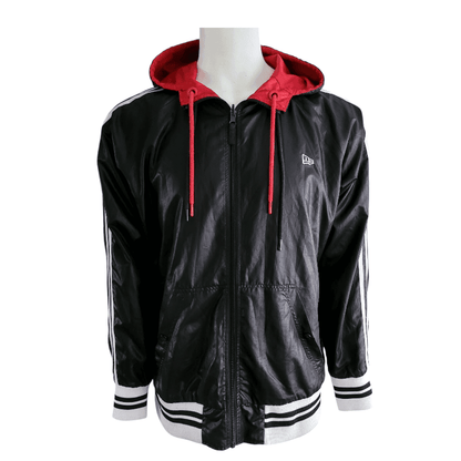 New Era Reversible Jacket in Black and Red - EUR 2XL / US XL, Comfortable Polyester Design - USASTARFASHION
