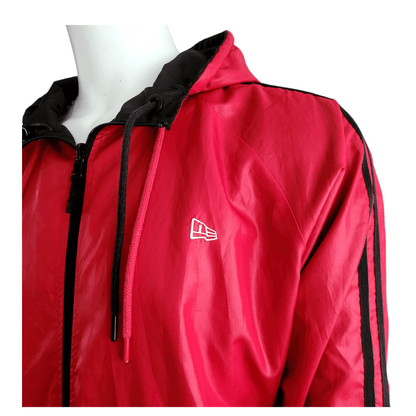 New Era Reversible Jacket in Black and Red - EUR 2XL / US XL, Comfortable Polyester Design - USASTARFASHION