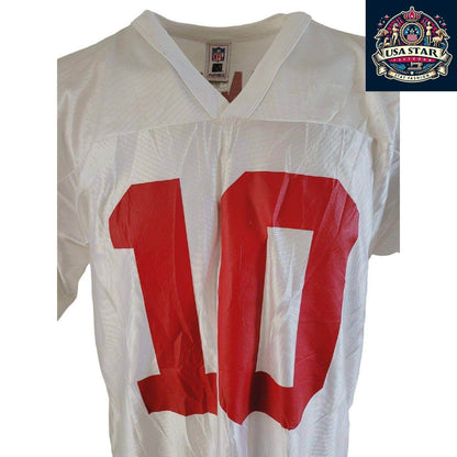 New York Giants Jersey Eli Manning #10 Adult Large, Breathable Fabric, Vintage Grade A Condition - USASTARFASHION