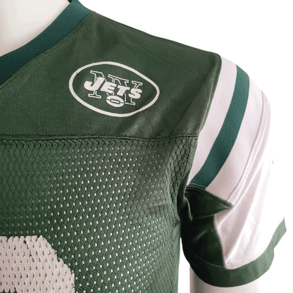 New York Jets Jersey Santonio Holmes 10 Youth Large 14 - 16 NFL Authentic Reebok - USASTARFASHION