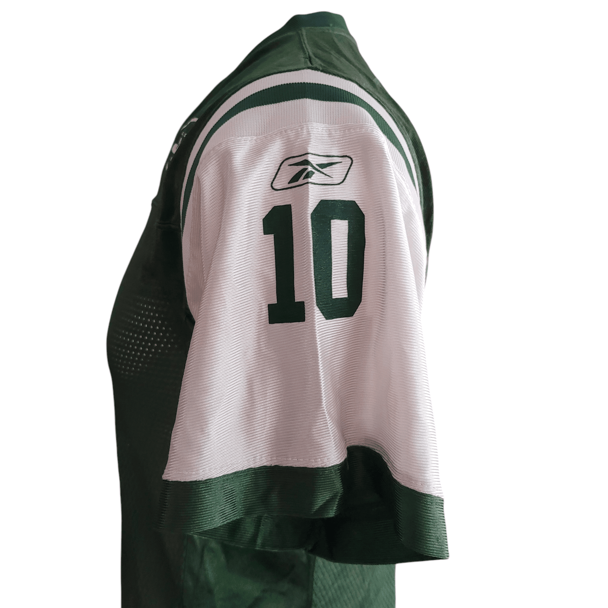 New York Jets Jersey Santonio Holmes 10 Youth Large 14 - 16 NFL Authentic Reebok - USASTARFASHION