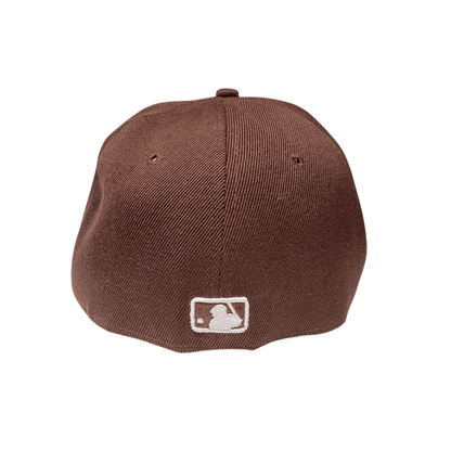 New York Yankees Hat - New Era 59Fifty Brown Wool - Blend Cap - Size 7 1/2 (59.6 cm) - USASTARFASHION
