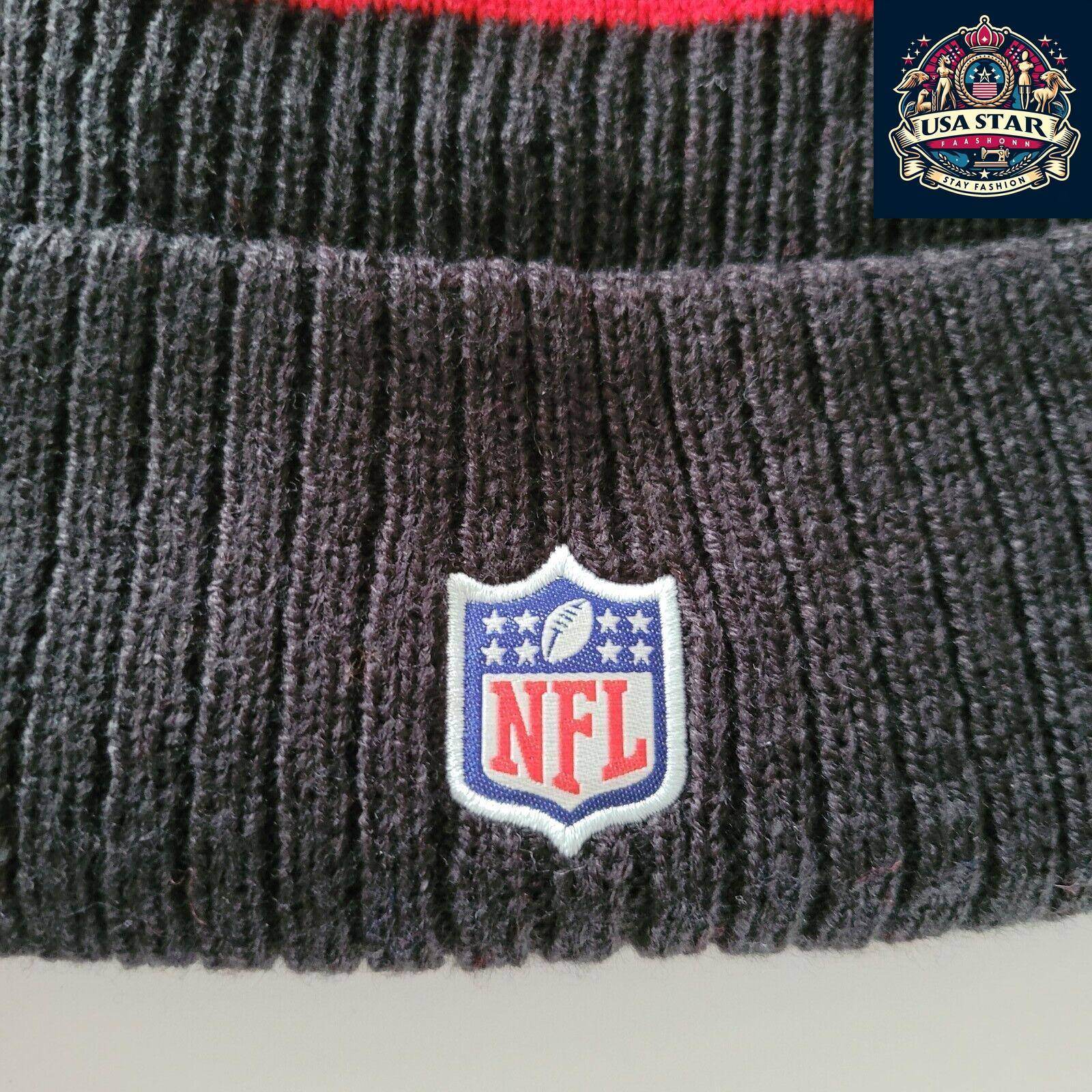 🏈 NFL San Francisco New Era Beanie Hat - One Size 🌉❤️💛 - USASTARFASHION