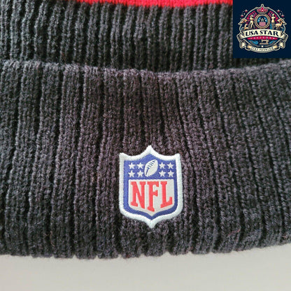 🏈 NFL San Francisco New Era Beanie Hat - One Size 🌉❤️💛 - USASTARFASHION