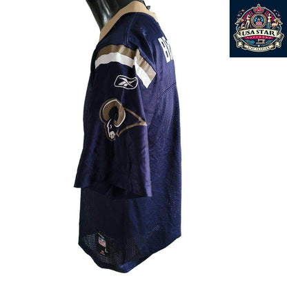 NFL Youth Football Jersey - St. Louis Rams #8 Bradford, Durable, Comfortable, Authentic Team Colors - USASTARFASHION