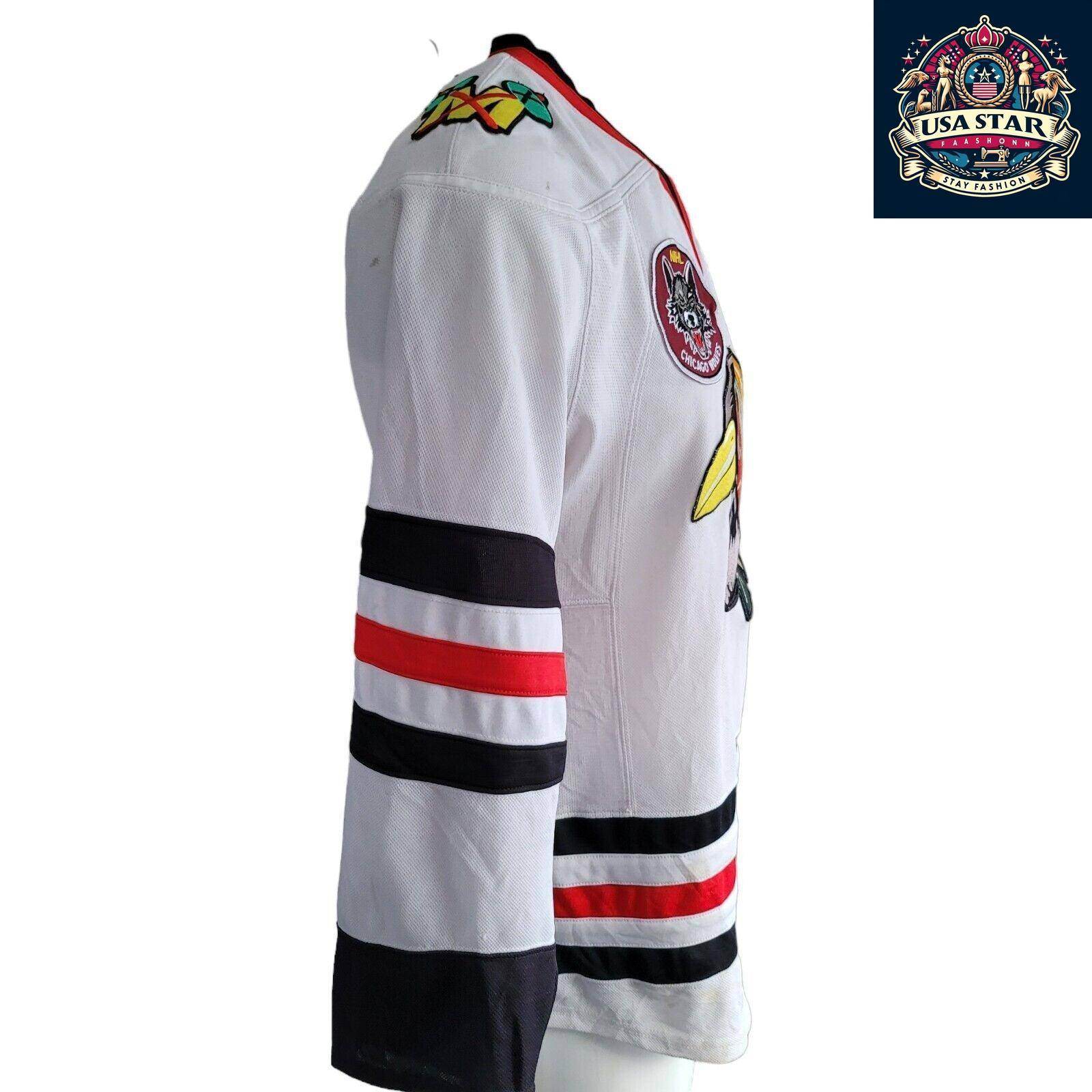 NWHL Blackbirds Jersey Chicago Blackhawks Swygert 69 Size S Vintage Style Pre - Owned - USASTARFASHION