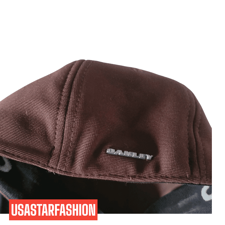 Oakley Flex - Fit Cap S/M - Brown Stretch - Fit Hat with Metal Logo, Comfortable Design - USASTARFASHION