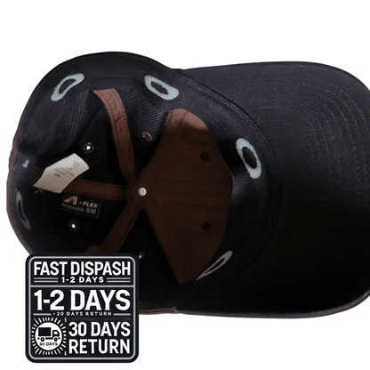 Oakley Flex Fit Cap - Size S/M - Brown - 96% Polyester, 4% Spandex, Classic Comfort Hat - USASTARFASHION