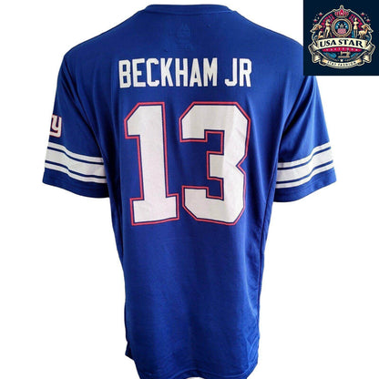 Odell Beckham Jr 13 New York Giants Jersey - Authentic Majestic XL Size, NFL Merchandise - USASTARFASHION