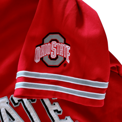 Ohio State Baseball Jersey Red Size L by Steve & Barry's - 100% Polyester NCAA Gear - USASTARFASHION