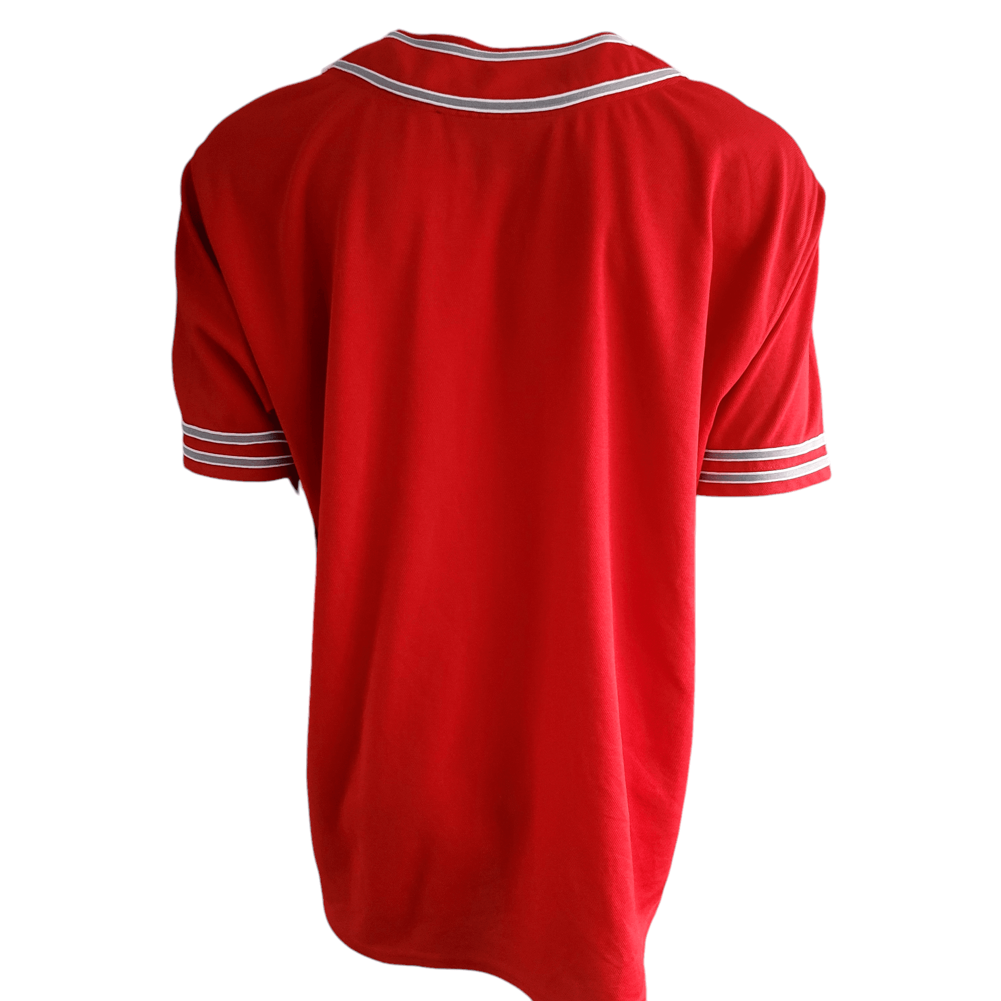 Ohio State Baseball Jersey Red Size L by Steve & Barry's - 100% Polyester NCAA Gear - USASTARFASHION