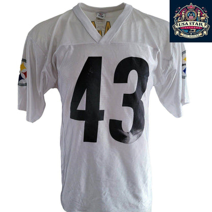 Pittsburgh Steelers Troy Polamalu Jersey 43 - Adult Medium, Breathable Fabric, Classic Design - USASTARFASHION
