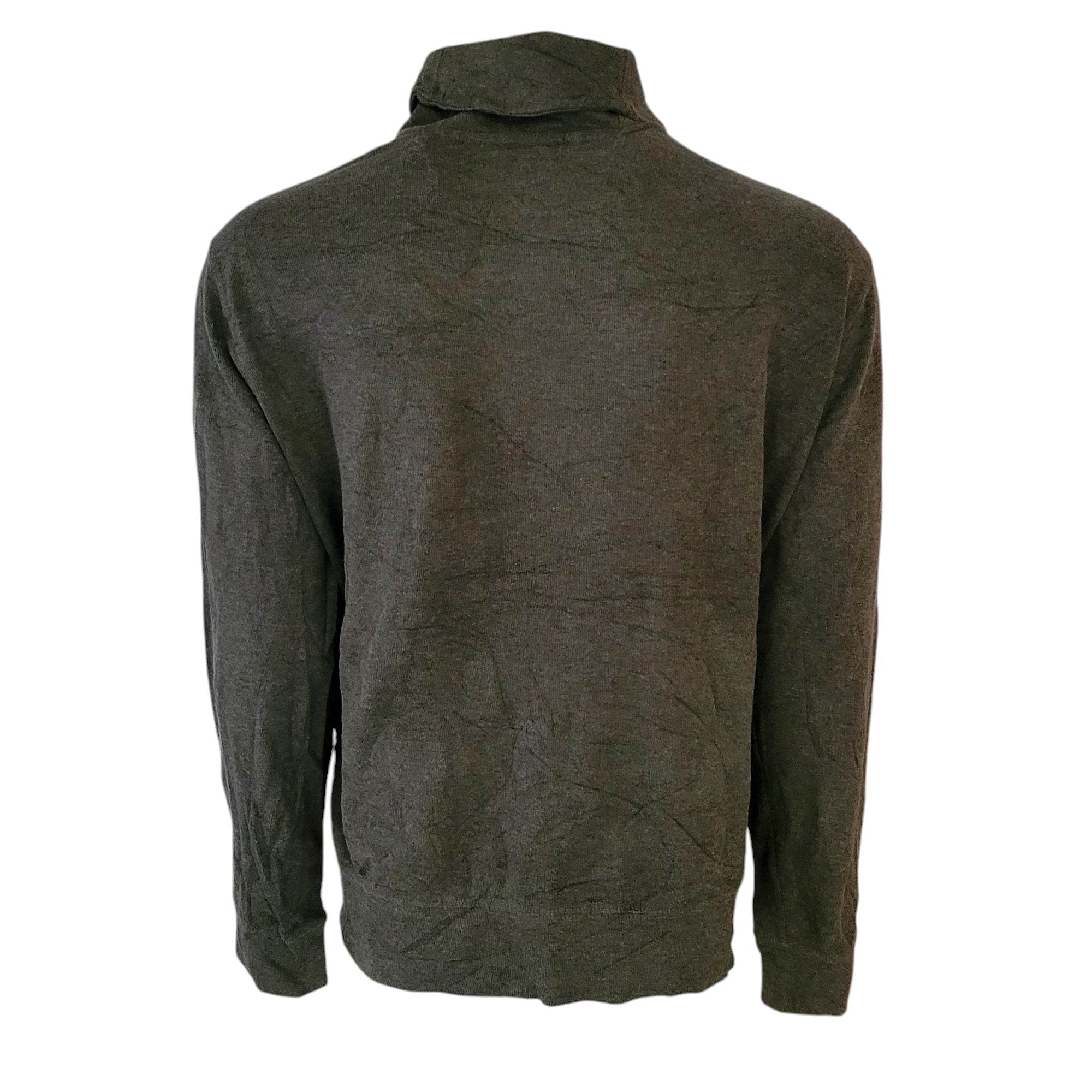 Polo Ralph Lauren Estate Rib Shawl Pullover – Olive, Size L - USASTARFASHION