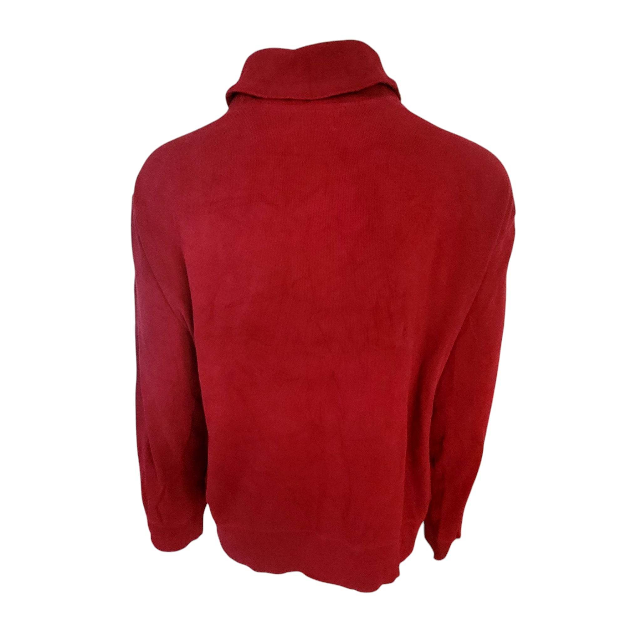 Polo Ralph Lauren Shawl Collar Pullover – Red, Size XXL - USASTARFASHION