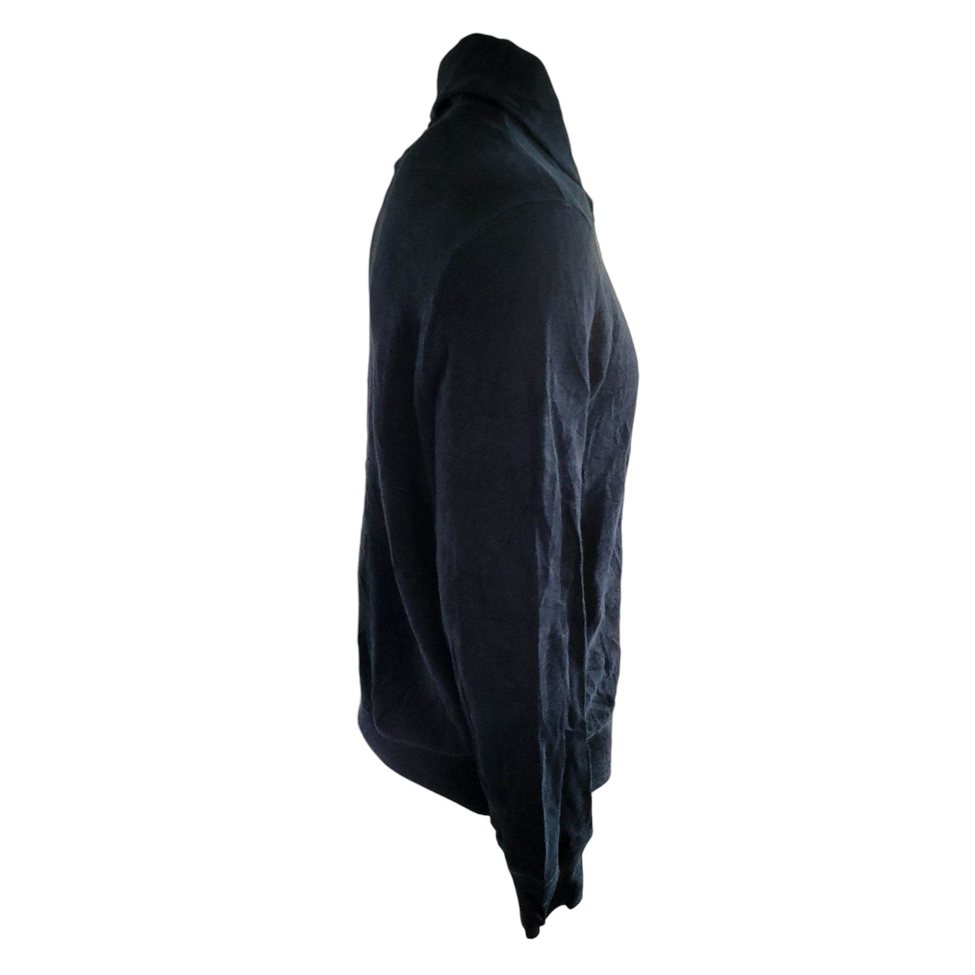 Polo Ralph Lauren Shawl Collar Sweatshirt – Navy, Size L - USASTARFASHION