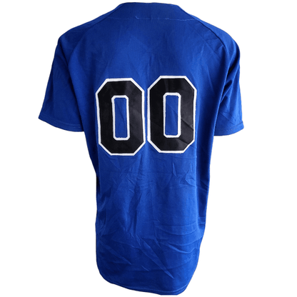 Rawlings Bulls Baseball Jersey XL - Vibrant Blue, 100% Polyester, Lightweight & Breathable Fit - USASTARFASHION