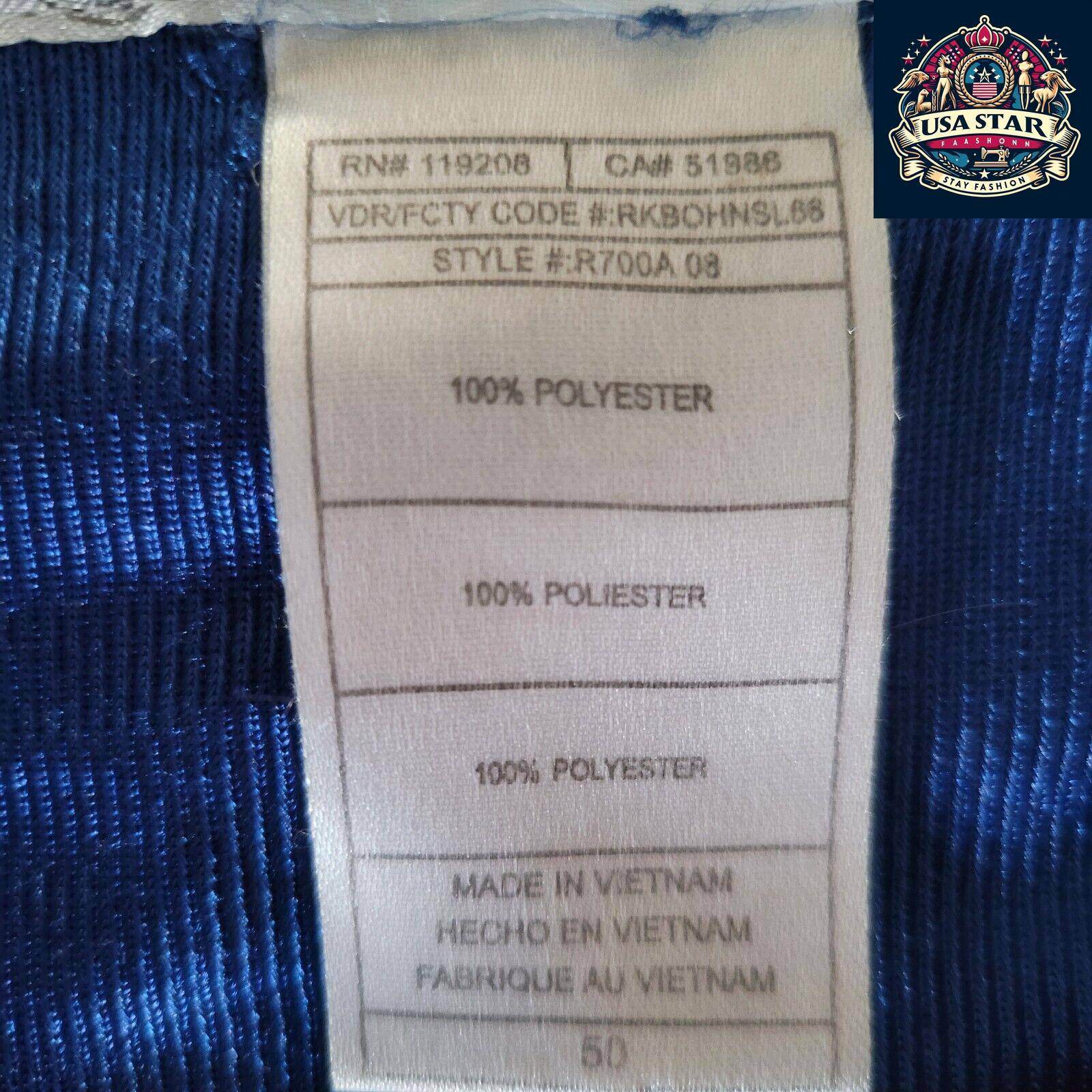 Reebok NFL Giants Jersey Jason Pierre - Paul Blue Size 50 with Moisture - Wicking Fabric - USASTARFASHION
