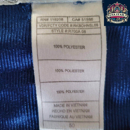 Reebok NFL Giants Jersey Jason Pierre - Paul Blue Size 50 with Moisture - Wicking Fabric - USASTARFASHION