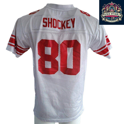 Reebok Youth XL New York Giants Jersey Jeremy Shockey 80 - Authentic NFL Football Apparel - USASTARFASHION