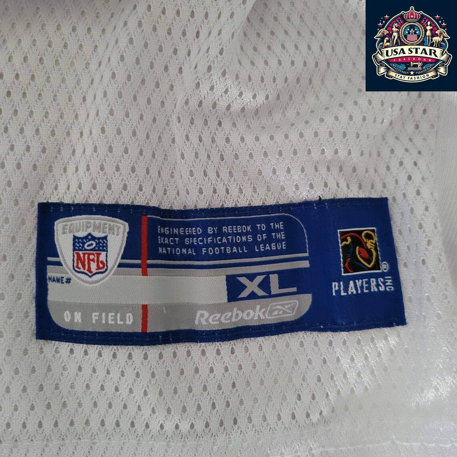 Reebok Youth XL New York Giants Jersey Jeremy Shockey 80 - Authentic NFL Football Apparel - USASTARFASHION