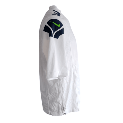 Russell Wilson Seattle Seahawks NFL Jersey 3 White Size M Nike On Field - USASTARFASHION