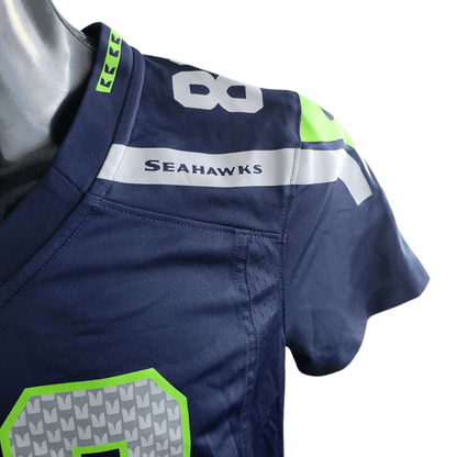 Seattle Seahawks Doug Baldwin Jersey 89 NFL On Field by Nike - Women's Medium, Navy Blue - USASTARFASHION