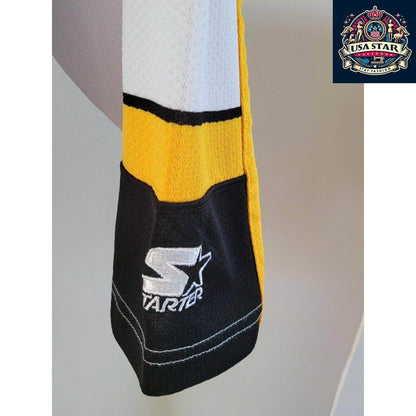 Starter NHL Jersey Size L/XL, Vibrant Color, Breathable Fabric for Game Days and Active Wear - USASTARFASHION