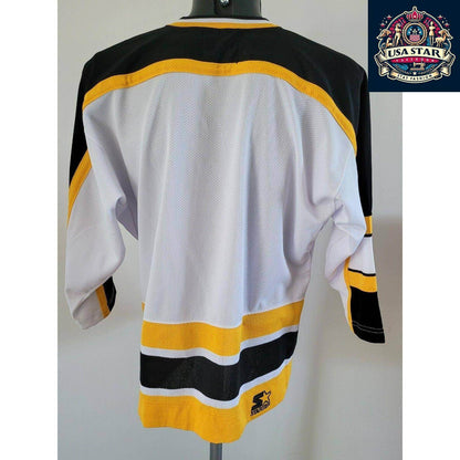 Starter NHL Jersey Size L/XL, Vibrant Color, Breathable Fabric for Game Days and Active Wear - USASTARFASHION