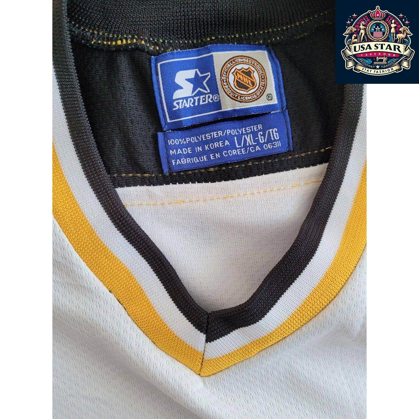 Starter NHL Jersey Size L/XL, Vibrant Color, Breathable Fabric for Game Days and Active Wear - USASTARFASHION