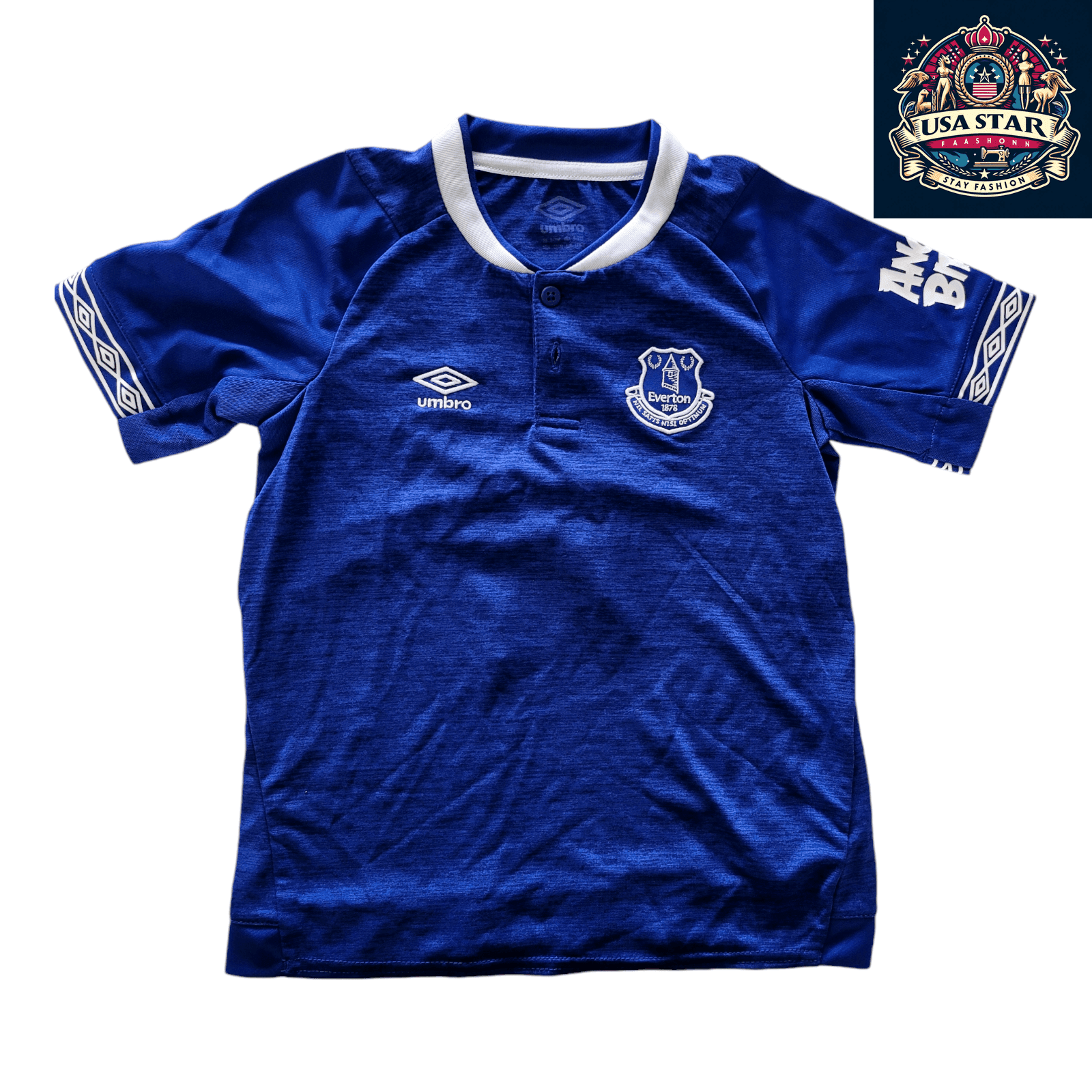 Umbro Everton Jersey Home Infant 6 - 7Y Personalized Dakota - Blu 4 for Young Fans - USASTARFASHION