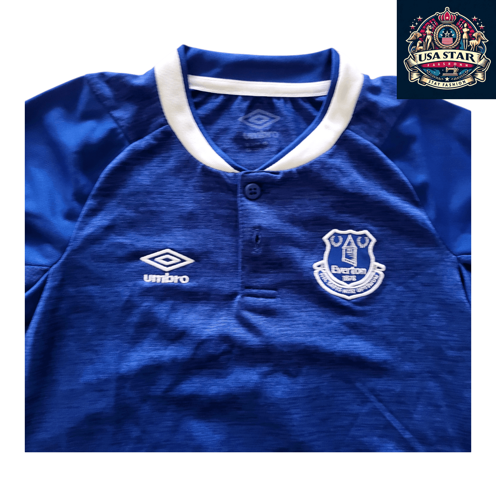 Umbro Everton Jersey Home Infant 6 - 7Y Personalized Dakota - Blu 4 for Young Fans - USASTARFASHION