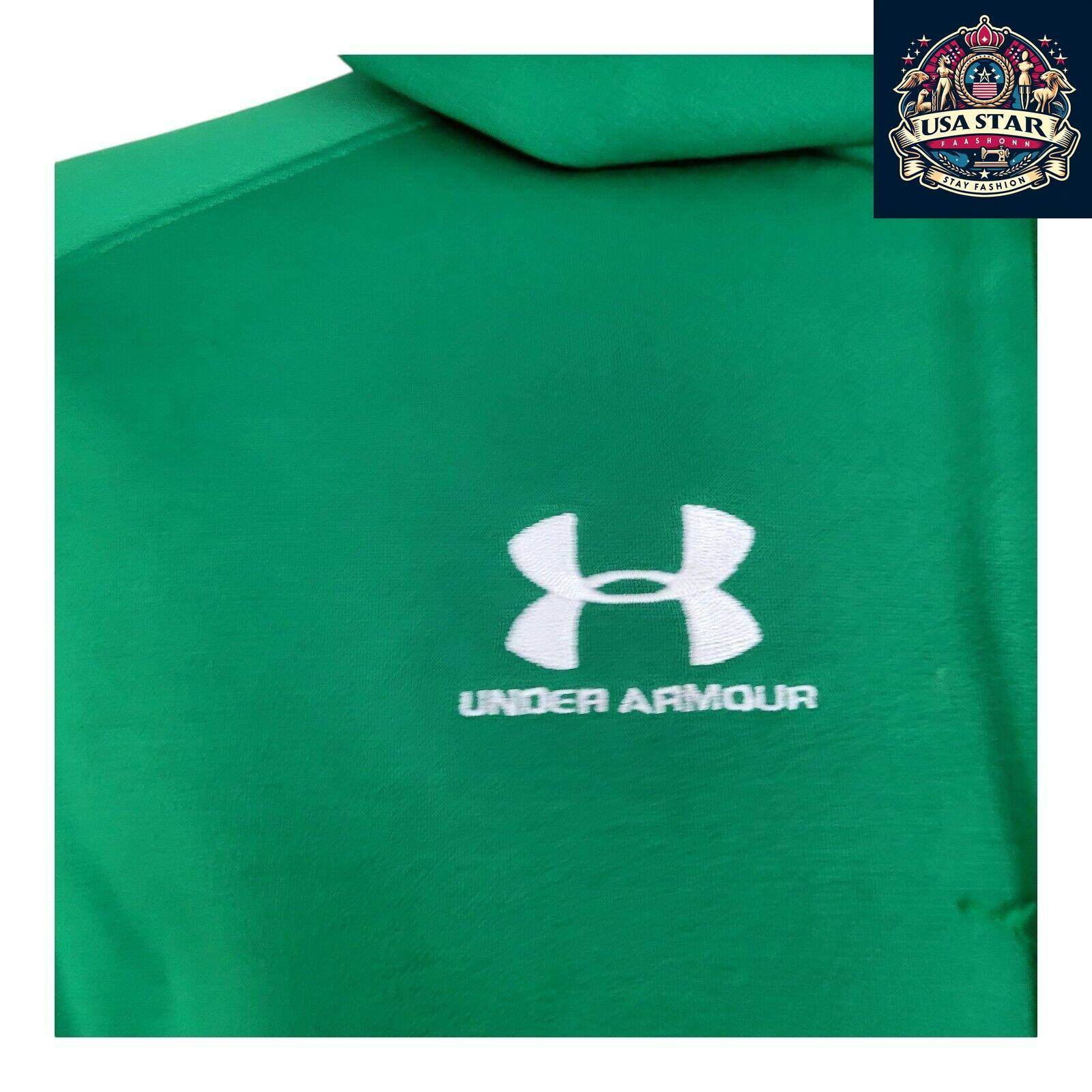 Under Armour Welsh Rugby Hoodie WRU Pullover Green Men’s X-Large - Comfortable & Stylish - USASTARFASHION