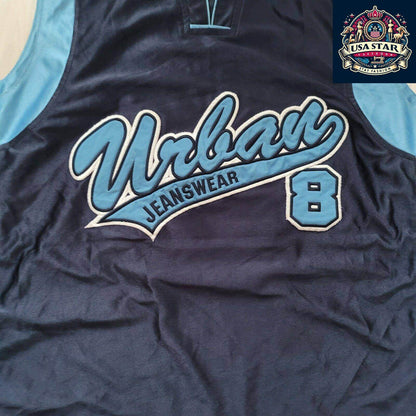Urban Jeanswear NBA Vest 8, Size L - Comfortable Fit, Durable Fabric, Ideal for Basketball Fans - USASTARFASHION