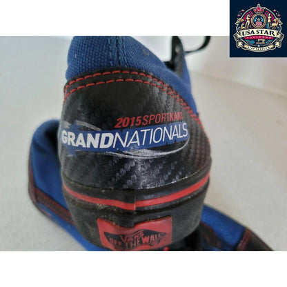 Vans GarandNationals Sneakers 2015 Sportkart Special Edition US 8.5 UK 7, Unique Design - USASTARFASHION