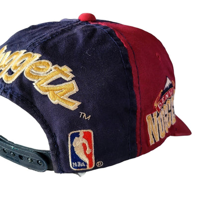 Vintage 1990s Denver Nuggets Sports Specialties Snapback Hat - USASTARFASHION