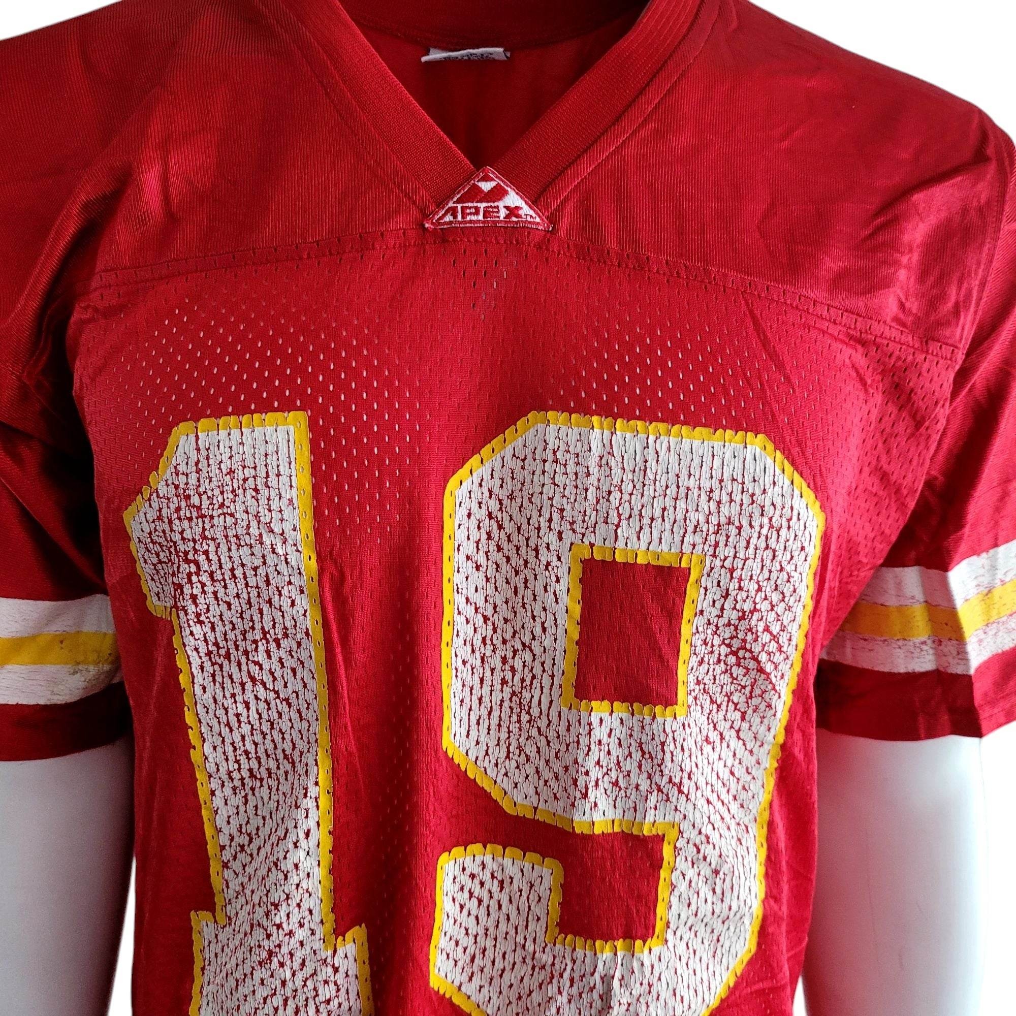 Vintage Apex One Kansas City Chiefs 19 Jersey - Size M - USASTARFASHION