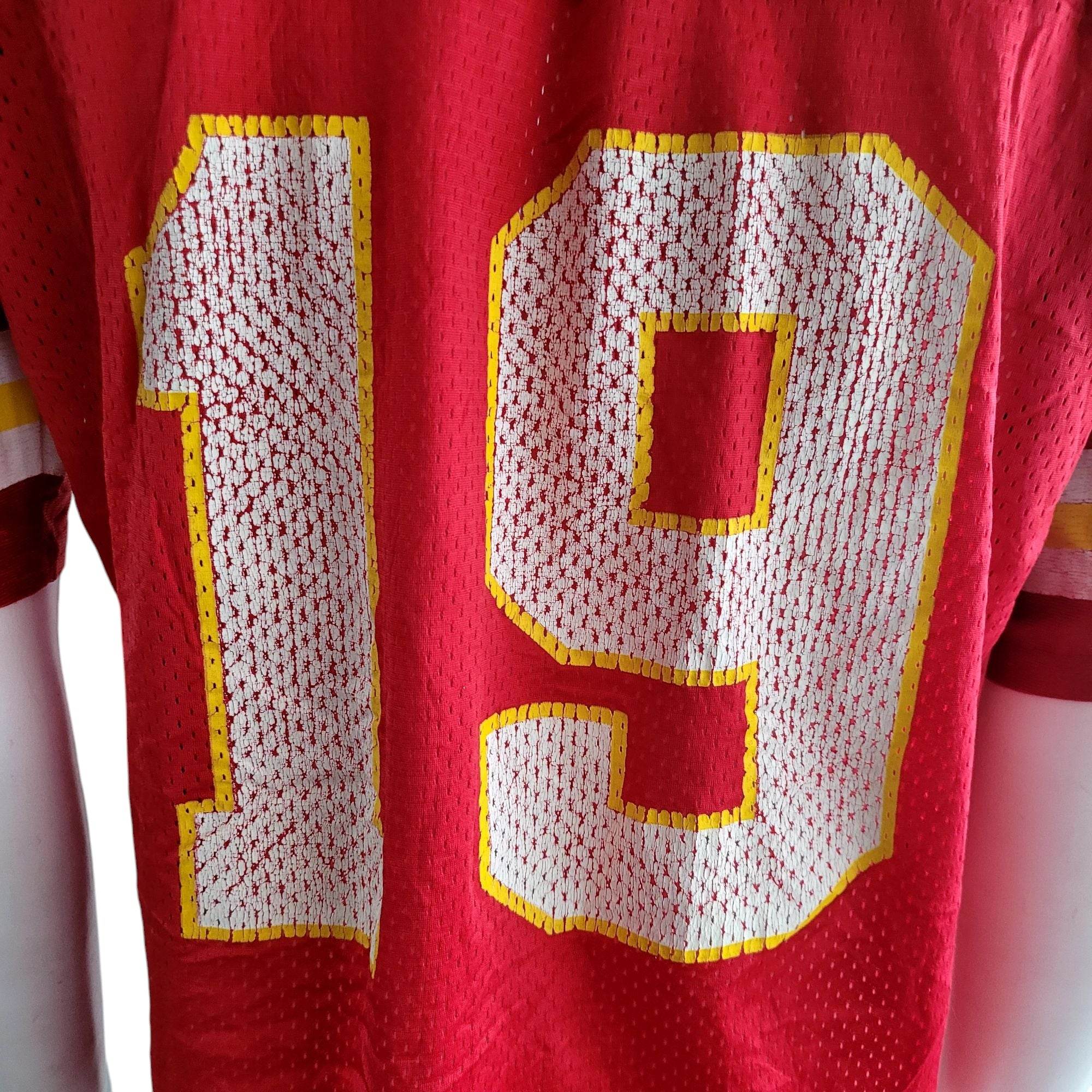 Vintage Apex One Kansas City Chiefs 19 Jersey - Size M - USASTARFASHION