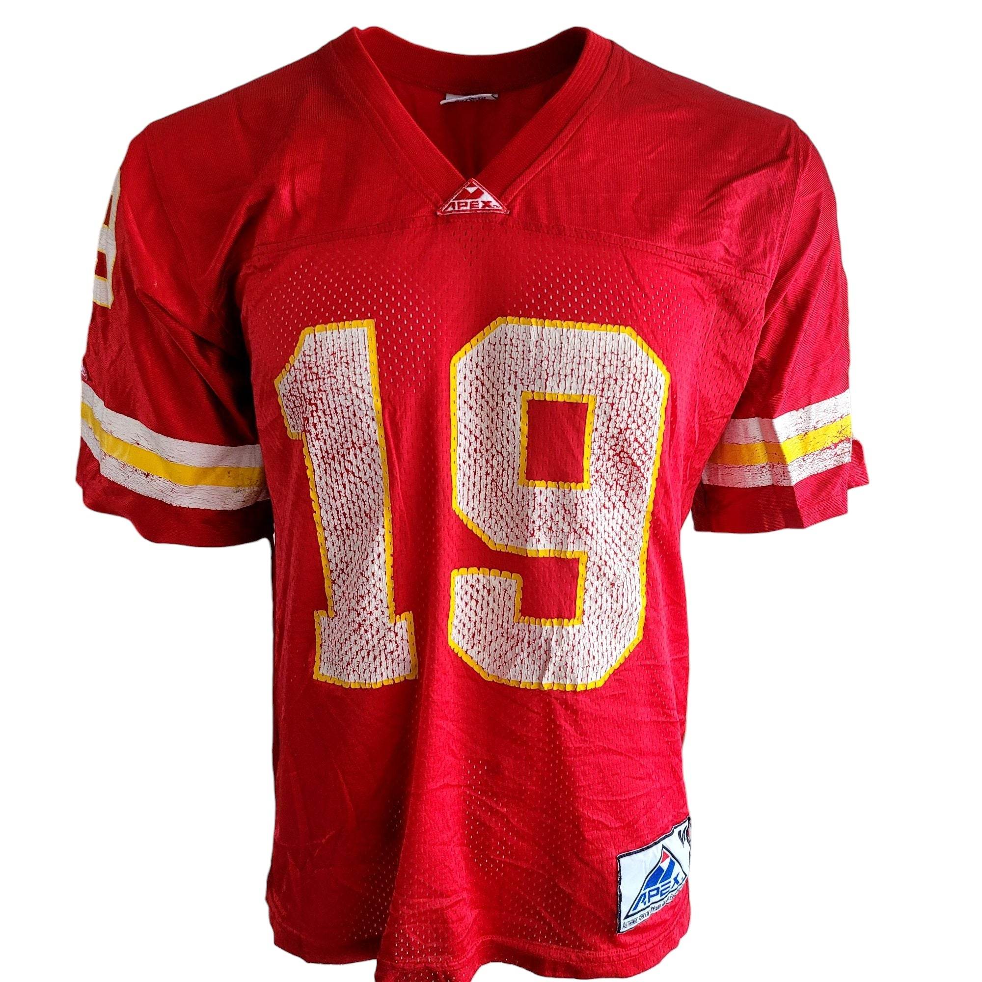 Vintage Apex One Kansas City Chiefs 19 Jersey - Size M - USASTARFASHION